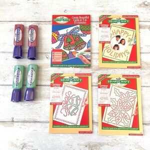 Tulip Greeting Christmas Card Craft Set with Paint Paper Paint 4 pk Brand NEW